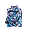 Caity Medium Printed Backpack, Glitter Pop Purple, small