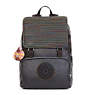 Washington Large Coated Laptop Backpack, Black 7, small