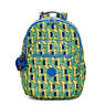 Seoul Large Printed Laptop Backpack, Starry  Vision Teal, small