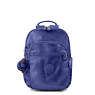 Seoul Small Metallic Backpack, Enchanted Purple Metallic, small