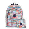 Earnest Printed Foldable Backpack, Hello Weekend, small