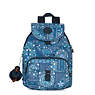 Queenie Small Printed Backpack, Eager Blue, small