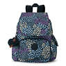 City Pack Extra Small Printed Backpack, Blue Red Silver Block, small