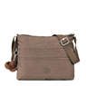 Alvar Crossbody Bag, Soft Earthy Beige Tonal Zipper, small