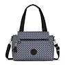 Elysia Printed Shoulder Bag, Blackish Tile, small