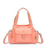 Felix Large Handbag, Peachy Coral, small