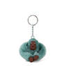 Sven Small Monkey Keychain, Peacock Teal Stripe, small