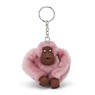 Sven Monkey Keychain, Flouncy Pink, small