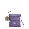 Keiko Metallic Crossbody Mini Bag, Metallic Mauve, small