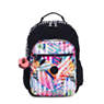 Seoul Go Large Printed Laptop Backpack, Nocturnal Grey, small