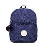 Bennett Medium Printed Backpack, Tie Dye Blue Lacquer, small
