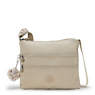 Alvar Printed Crossbody Bag, Sign Beige Emb, small