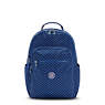 Seoul Large Printed 15" Laptop Backpack, Soft Dot Blue, small