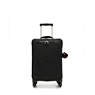 Cyrah Small Carry-On Rolling Luggage, True Black, small