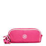 Gitroy Pencil Case, Power Pink Translucent, small