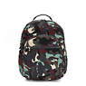 Seoul Extra Large 17" Laptop Printed Backpack, Camo, small