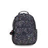Seoul Large Printed 15" Laptop Backpack, Grace Black, small
