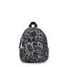Glayla Convertible Printed Mini Backpack, Deep Sky Blue, small