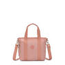 Asseni Mini Tote Bag, Fresh Pink Metallic, small