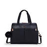 Valeria 15" Laptop Handbag, Jet Black Satin WK, small