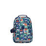 Class Room Small 13" Printed Laptop Backpack, Worker Blue, small