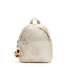 Winnifred Metallic Mini Backpack, Starry Gold Metallic, small