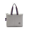 Chika 13" Laptop Tote Bag, Ice Silver Metallic, small