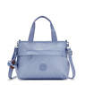 Espinosa Metallic Shoulder Bag, Clear Blue Metallic, small