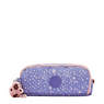 Gitroy Printed Pencil Case, Festive Purple, small