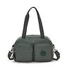 Cool Defea Printed Shoulder Bag, Signature Green Embossed, small