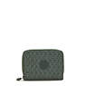 Money Love Small Printed Wallet, Signature Green Embossed, small