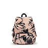 City Pack Small Printed Backpack, Coral Flower, small