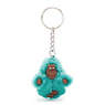 Sven Extra Small Monkey Keychain, Peacock Teal, small