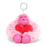 Valentine Monkey XL Keychain, Valentine Pink, small