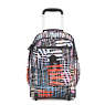Gaze Large Printed Rolling Backpack, Soft Stripes, small