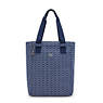 Jowns Printed Denim Tote Bag, Signature Denim, small