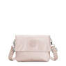 Osyka Metallic Convertible Crossbody Bag, Love Puff Pink, small