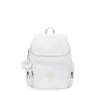 City Zip Small Backpack, Pure Alabaster, small