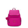 City Zip Small Backpack, Glowing Fuchsia, small