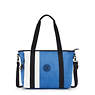 Asseni Small Tote Bag, Satin Blue, small
