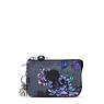 Creativity Small Printed Pouch, Black Sateen, small