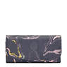 Money Land Printed Snap Wallet, Soft Marble, small