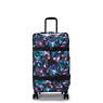 Spontaneous Medium Printed Rolling Luggage, Spectral Orchid, small