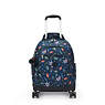 New Zea Printed 15" Laptop Rolling Backpack, Cool Orange, small