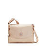 Tamia Metallic Crossbody Bag, Gold Charm Metallic, small