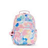 Seoul Large Printed 15" Laptop Backpack, Bubbly Rose, small