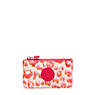 Camilo Printed Zip Pouch, Pink Cheetah, small