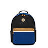 Damien Large Laptop Backpack, Black Blue Beige, small