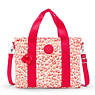 Minta Large Printed Shoulder Bag, Pink Cheetah, small