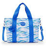 Minta Large Printed Shoulder Bag, Diluted Blue, small
